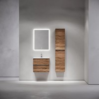 Тумба подвесная SANCOS Urban 590х450х550, c двумя ящиками оснащенными доводчиками, дуб чарльстон, арт. UR60ECH