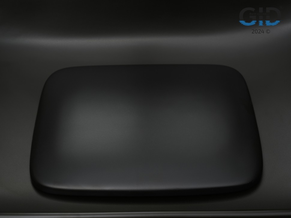 Раковина Gid Bm9598 53365 накладная черная матовая 61x38x15