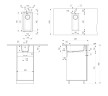 Кухонная мойка кварцевая Uperwood Кварц Премиум (Quartz Premium) UPD-01-07, уголь