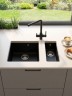 Кухонная мойка кварцевая Uperwood Кварц Премиум (Quartz Premium) UPD-01-07, уголь
