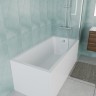 Ванна акриловая Vincea VBT-2G150-FR с каркасом 1500*700*470, пристенная, цвет белый