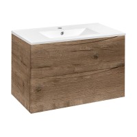 База под керамическую раковину Mia 900 подвесная, 2 выкатных ящика soft close, V.Oak