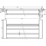 Полка для полотенец Hansgrohe AddStoris 64.8 см Белый матовый 41751700