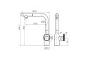 Смеситель для кухни Urban, белый матовый, Ur213104-431(WH), Starke-Paulmark