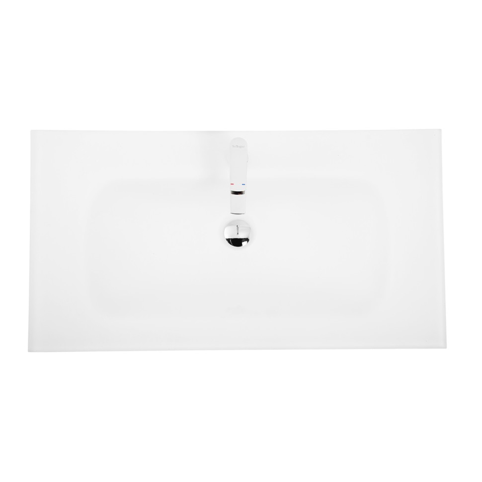 Стеклянная раковина BelBagno BB810/465-LV-VTR-BO
