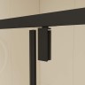 Душевой уголок RGW Classic CL-046B, прозрачный, распашные двери, 100 см x 80 см, черный