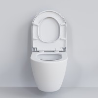 Сиденье д/унитаза Ambassador Queen 112T20101 (толстое) БЕЛОЕ МАТОВОЕ