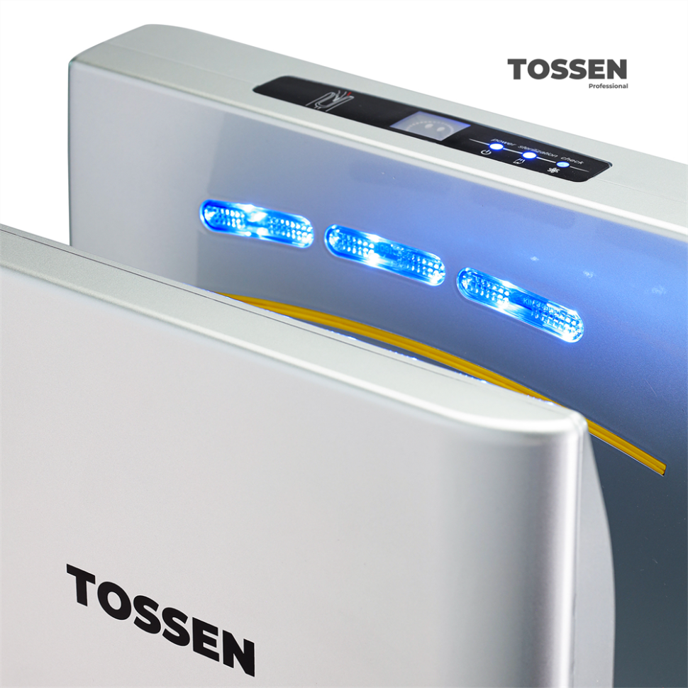 TOSSEN HSD 1310 PS - погружная сушилка для рук (коллекция «Классический серый»)  