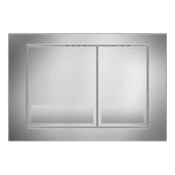 Кнопка смыва Veconi Square VFS-CH, 150х220х13, пластик, хром