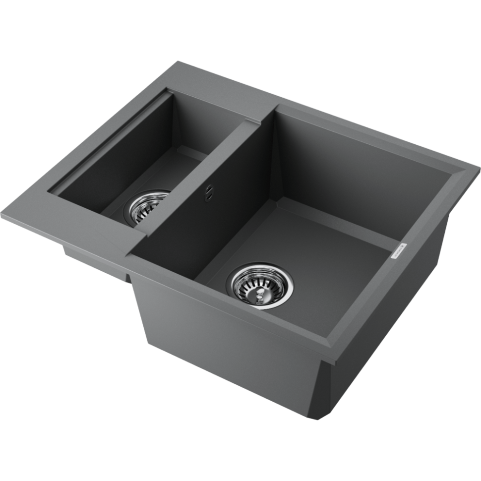 Кухонная мойка Omoikiri Sakaime 60-2-PL Tetogranit/платина