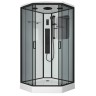 Душевая кабина Niagara Premium NG-6901-01GD BLACK (90х90х220) низкий поддон(16см),черный,стекло тонированное,4 места