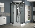 Душевая кабина Niagara Premium NG-6901-01GD BLACK (90х90х220) низкий поддон(16см),черный,стекло тонированное,4 места