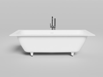 Ванна встраиваемая ORLANDA AXIS KIT 190x80 S-Sense Глянцевое