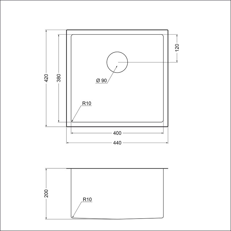 Мойка EMAR EMB-131 EMB-131 PVD Nano Golden