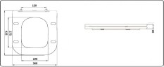 Унитаз напольный CeramaLux 1218A