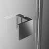 Душевой уголок Пента-Н (Penta-N) VSP-3PN900CLGM-L, 900*900, вороненая сталь, стекло прозрачное левый