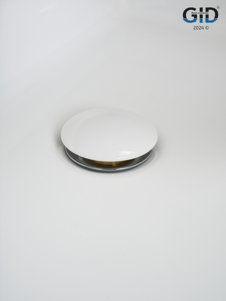 Донный клапан Gid без перелива Wh100 71101K белый 7x7x10