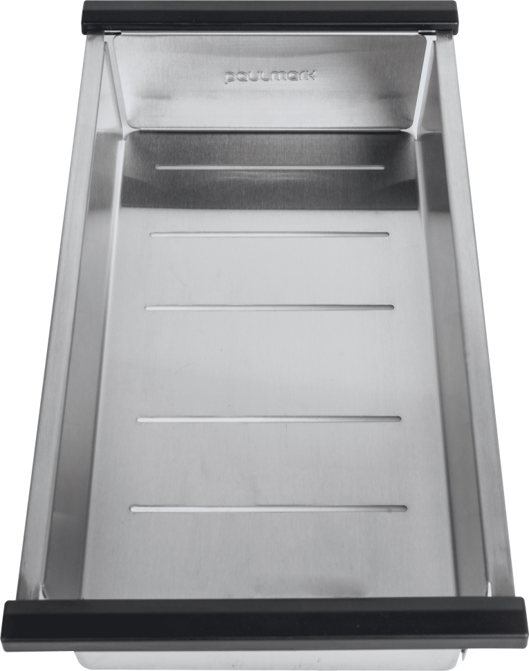 Мойка нерж. сталь NEXT-MULTI SINK 74-L UNI, PM787445-L-BS, брашированная сталь, 740х450мм, Paulmark