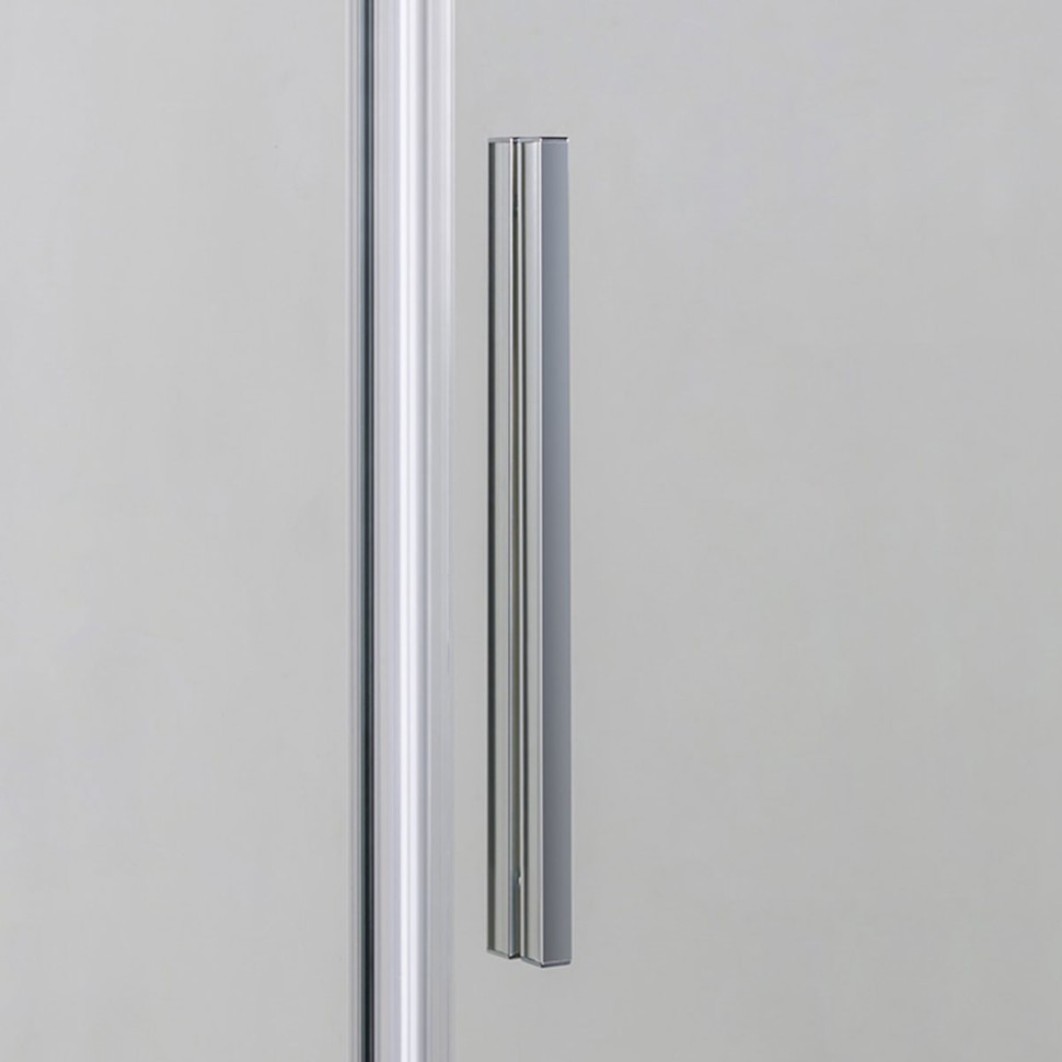 Душевой уголок Slim-U VSR-2SU9012CLB, 1200*900, м.черный, стекло прозрачное