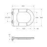 Унитаз-моноблок с сиденьем BelBagno LOUNGE BB8618CPR-MN/SC