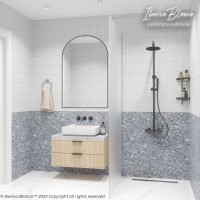 Душевая перегородка IBERICA BLANCA Mod.602 Walk In матовое стекло/хром 100х200см (IB602.MC.200.100)