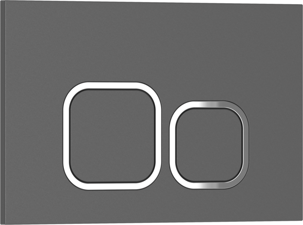 Комплект 3в1 IBERICA BLANCA инсталляция SILENCIO MINI, унитаз BILBAO ALTO белый, кнопка смыва ESTI-Q серый матовый (IB.001M.BLA.231.837)