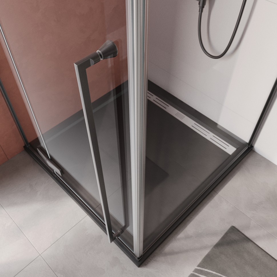 Душевой уголок Cezares LINER-AH-1-120/90-C-GM-L