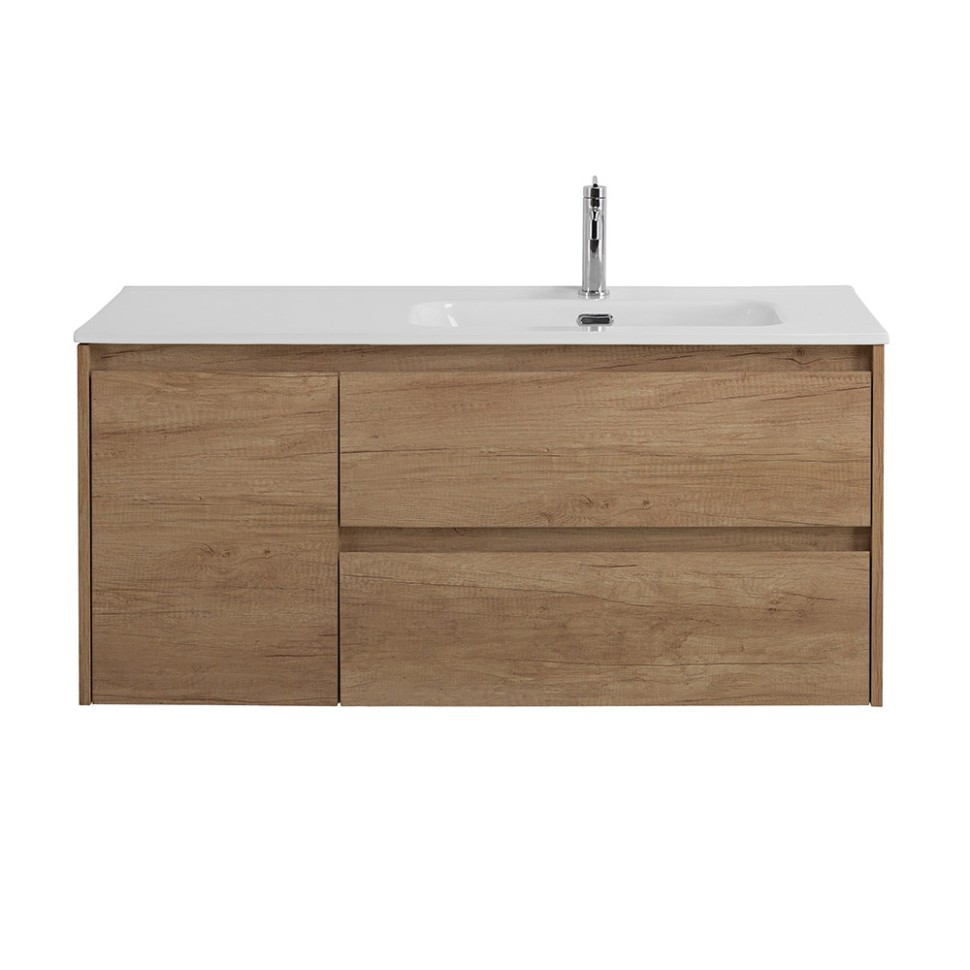 База под раковину подвесная BelBagno KRAFT-1000-2C-1A-SO-RNN-R Rovere Nebrasca Nature