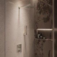 Душевой комплект Dice VSFW-2DS1BN встраиваемый, 2 режима, брашированный никель