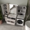 Тумба подвесная STYLE LINE "Атлантика 80", Люкс Плюс карамель с раковиной Атлантика 80  