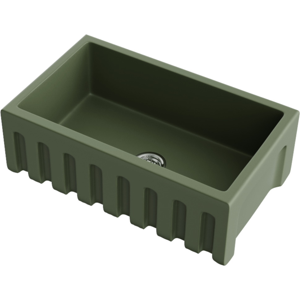 Кухонная мойка Omoikiri Mikura 76-OL Natceramic/olive