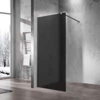Душевая перегородка Walk-In VSW-1H900GFGM, 900*2000, вороненая сталь, стекло матовое тонированное