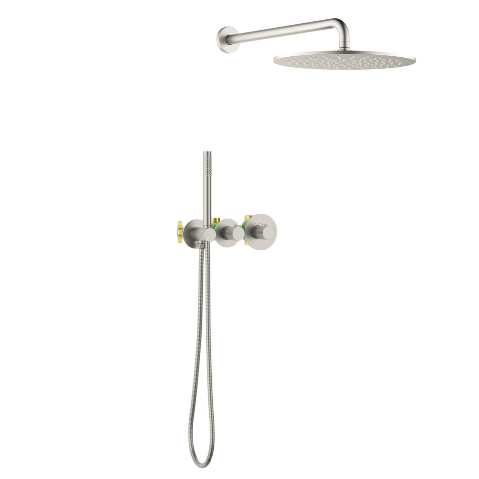 Душевая система встроенная с термостатом Timo Saona SX-2359/13SM никель