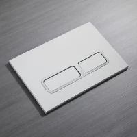 Кнопка смыва Veconi FLUSH V13, FLV13-CM, 240х162х7, пластик, хром матовый, кайма - хром глянец