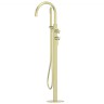 Смеситель ABBER Wasser Kreis 316 AF8115BG напольный для ванны, брашированное светлое золото