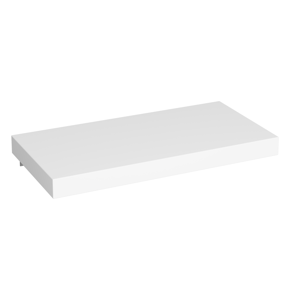 Столешница KUPÁLA PLATO 100 белая матовая , искусственный монолитный камень Solid Surface, кронштейн с артикулом KPR заказывается отдельно!