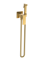 AQM6817BG Savona Готовый комплект гигиенического душа (скрытый монтаж, латунная лейка), золото шлиф