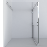 Душевой уголок Garda VSR-1G8010CL, 1000*800, хром, стекло прозрачное