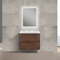 База под раковину Vico 600 подвесная, 2 выкатных ящика soft close, R.Wood