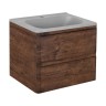 База под раковину Vico 600 подвесная, 2 выкатных ящика soft close, R.Wood