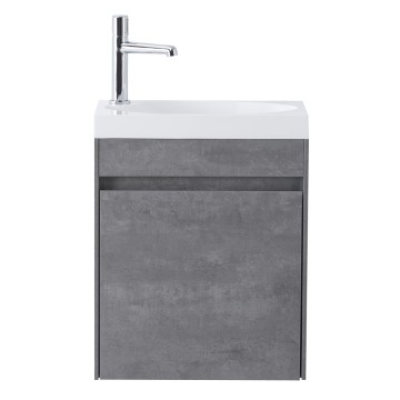 База под раковину подвесная BelBagno PIETRA MINI-460-1A-SO-SCM-L Stucco Cemento