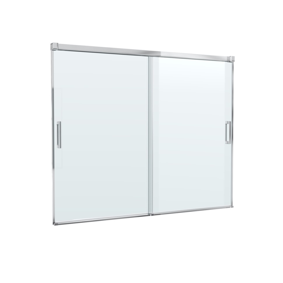 Душевая шторка на ванну CEZARES TANDEM-SOFT-VF-2-190/145-C-Cr-IV