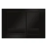 Кнопка смыва для унитаза Veconi Square VFS-BL, 150х220х13, пластик, черный