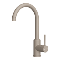 Смеситель для кухни Omoikiri Shinagawa-P-SA латунь/бежевый