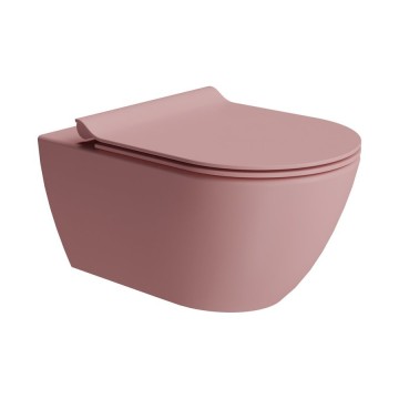 Сиденье Slim/Soft Close GSI MS86CSN24 для унитазов Norm, Kube X, Pura, Community, цвет Матовый Blush