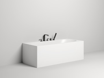 Ванна пристенная FABIA 180x80 покраска по RAL полностью S-Sense Глянцевое