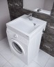 Раковина над стиральной машиной WELT 730431, белая, 60х60, с комплектом, Paulmark