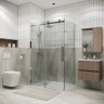 Душевое ограждение Grossman Classic 100.K33.04.110.10.00-200.K33.04.100.10.00 (110х100х195) раздвижная,хром,стекло прозрачное,2 места
