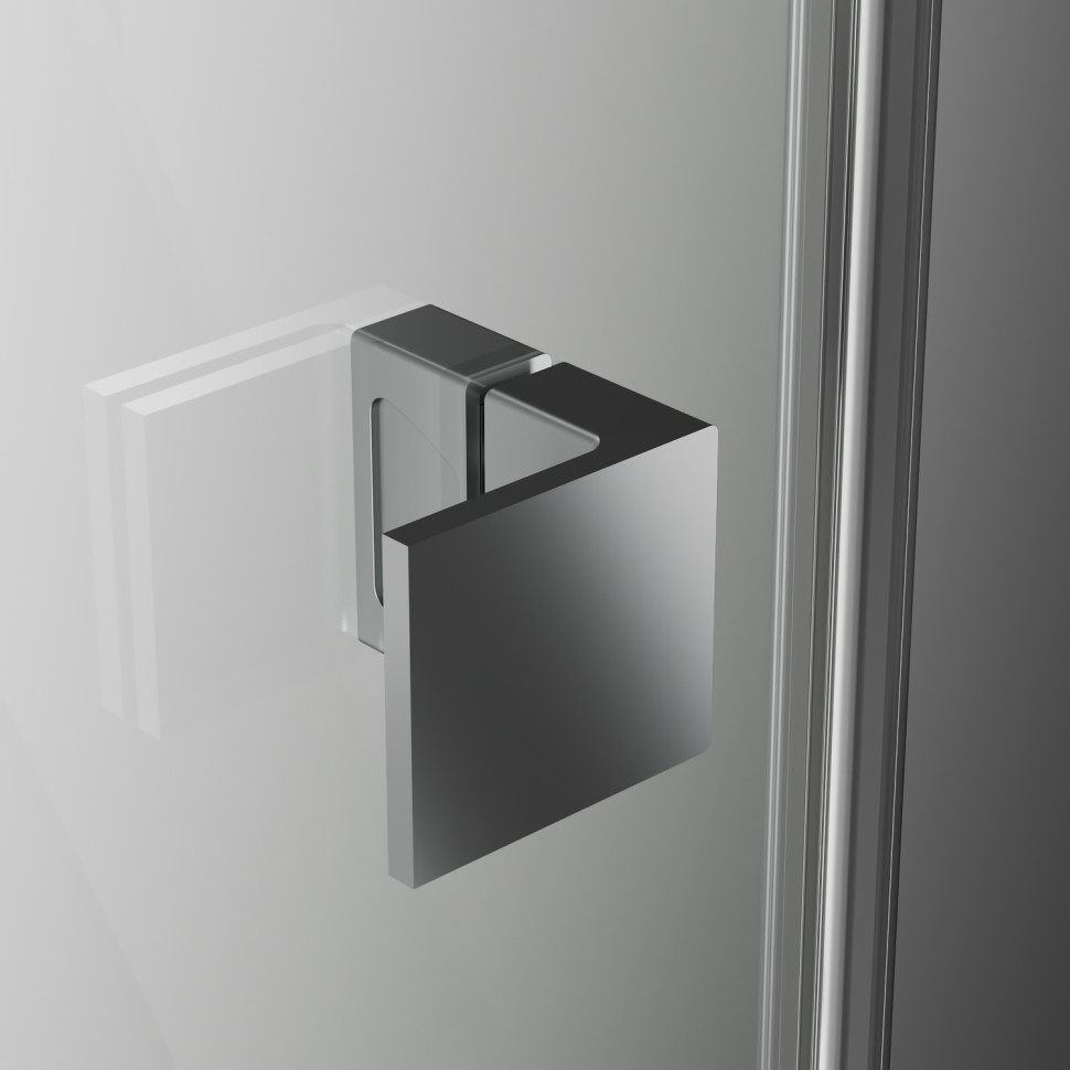 Душевой уголок Пента-Н (Penta-N) VSP-3PN100CLG-L, 1000*1000, брашированное золото, стекло прозрачное левый