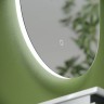 Зеркало для ванной комнаты SANCOS Oval, фоновая подсветка 450х900 с сенсорным управлением на прикосновение, арт. OV45C